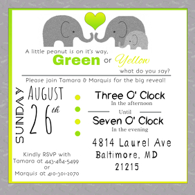 80 customizable design templates for gender reveal postermywall gender reveal templates
