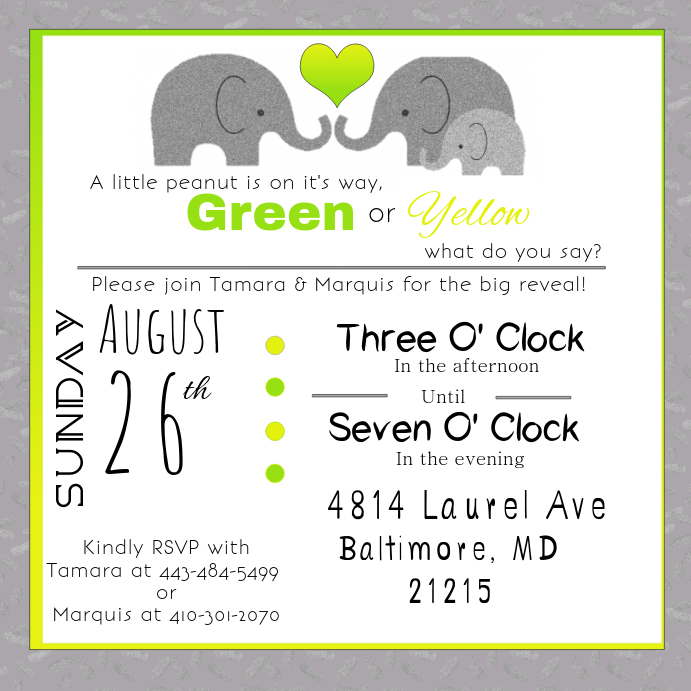 Gender Reveal Instagram Plasing template