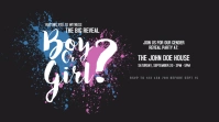 Gender Reveal Party Twitter Post template