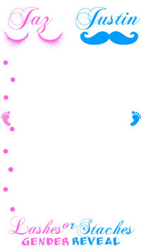 Gender Reveal Snapchat Filter Template Postermywall