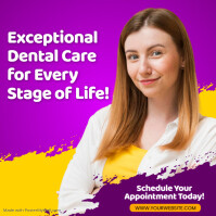 General Dentistry Promotional Offer Instagram Post template