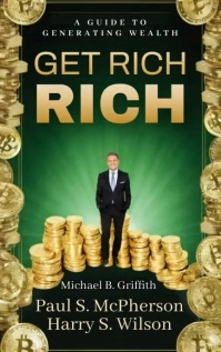 generate wealth, get rich money guide bitcoin Kindle/Book Covers template