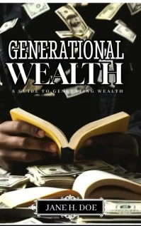 generate wealth, get rich money guide book co Kindle/Book Covers template