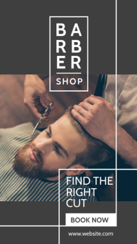 generic barber shop instagram story advertisi Instagram-Story template