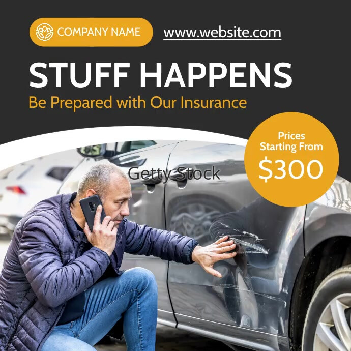 Plantilla de generic insurance banner template design | PosterMyWall