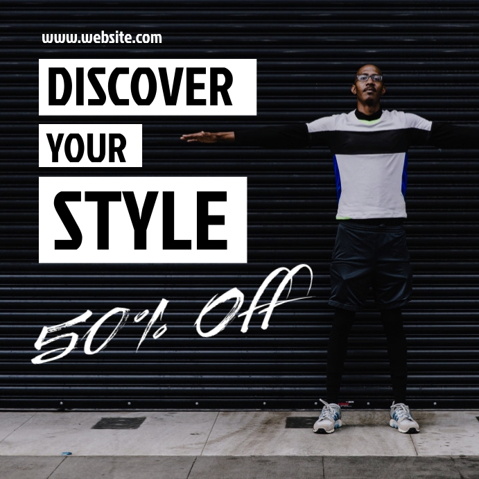 generic modern creative fashion advertisement Template | PosterMyWall