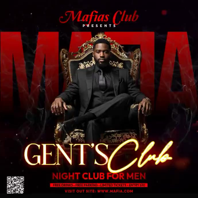 Men's Night Club Event Template | PosterMyWall