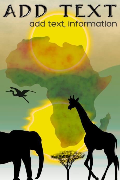 geography and zoology of africa Template | PosterMyWall