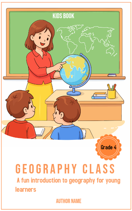 Geography book Template | PosterMyWall