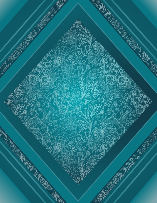 Geometric Background Løbeseddel (US Letter) template
