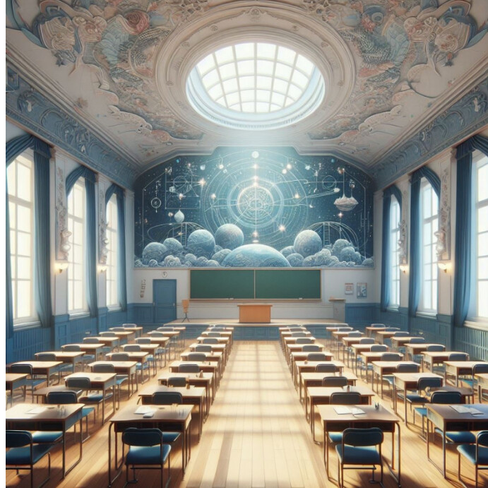Modèle Geometric Class Room Template Instagram Post | PosterMyWall