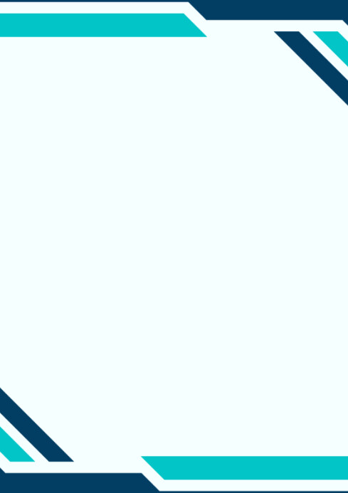 Geometric frame template A4