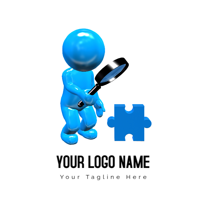 Geometric Goal Setting Consciousness Thought Management Logo template