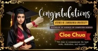 Geometric Graduation Layout Facebook Shared Image template