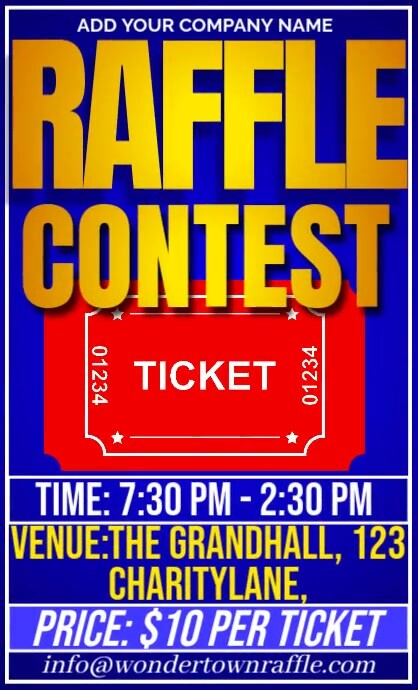 Geometric Grand Raffle Us Legal Template | PosterMyWall