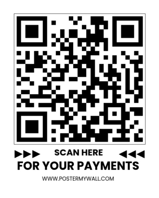 Geometric Scan Qr Code Instagram Portrait template