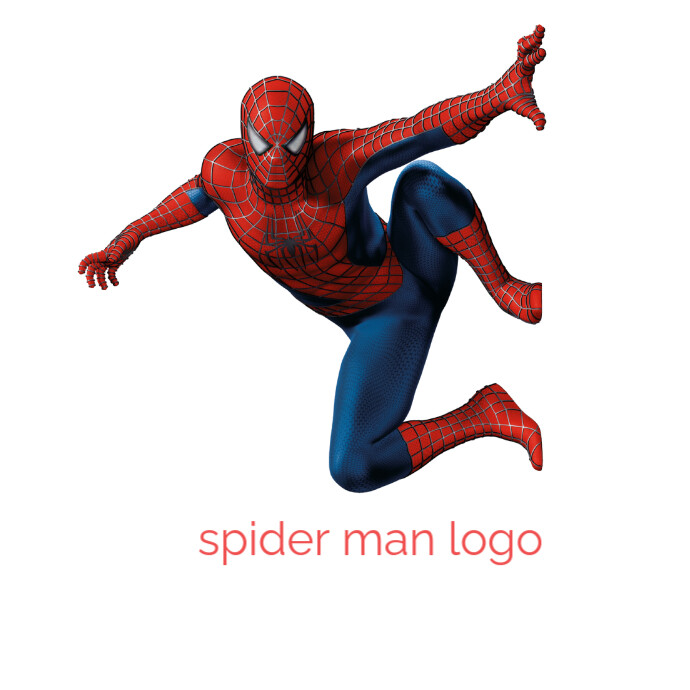 Geometric Spiderman Logo Template | PosterMyWall