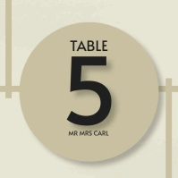 Geometric Wedding Table card Instagram Post template