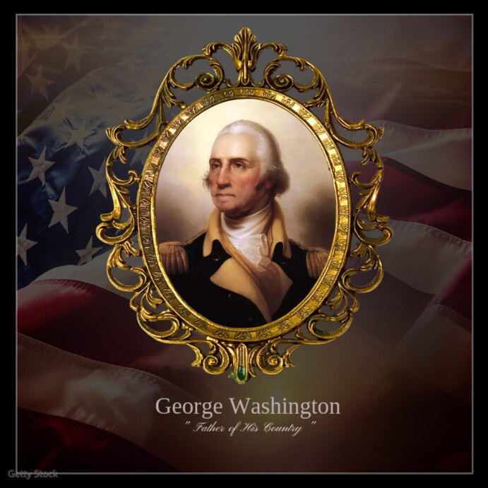 George Washington Header George Washington Instagram post Template | PosterMyWall