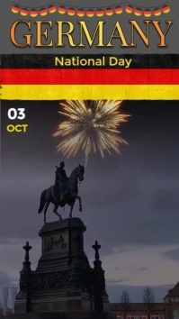Geremany Independence Instagram Reel template