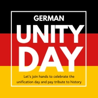 German Unity Day Instagram Template