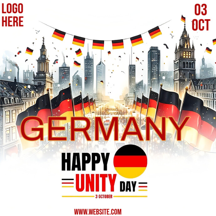 Plantilla de Germany independence day flyer | PosterMyWall