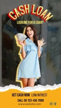 get cash loan Digital Display (9:16) template