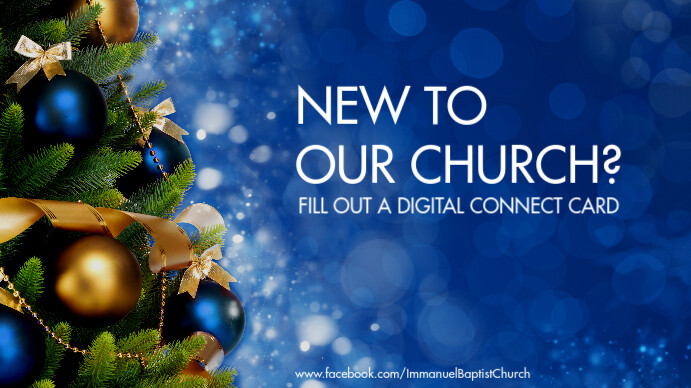 GET CONNECTED christmas Digital Display (16:9) template