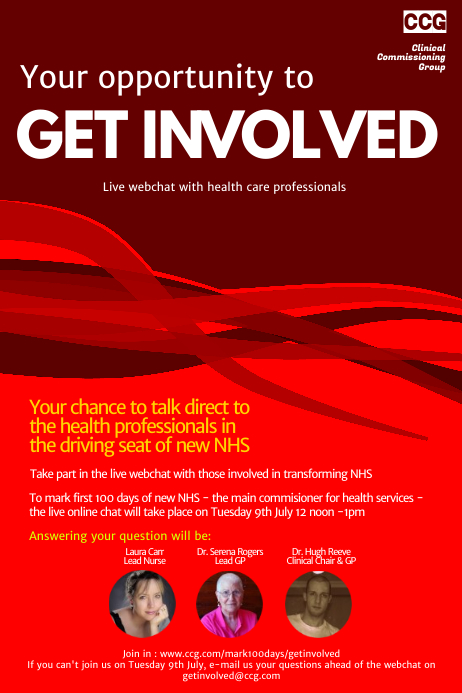 Get Involved Poster Template | PosterMyWall