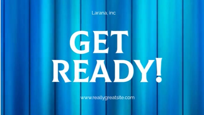 Countdown Ready get ready countdown video intro video Template | PosterMyWall
