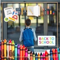 Get ready for school time Instagram Post template