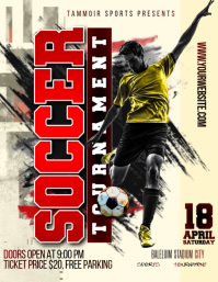 Get Ready For Soccer Glory Flyer (US-Letter) template