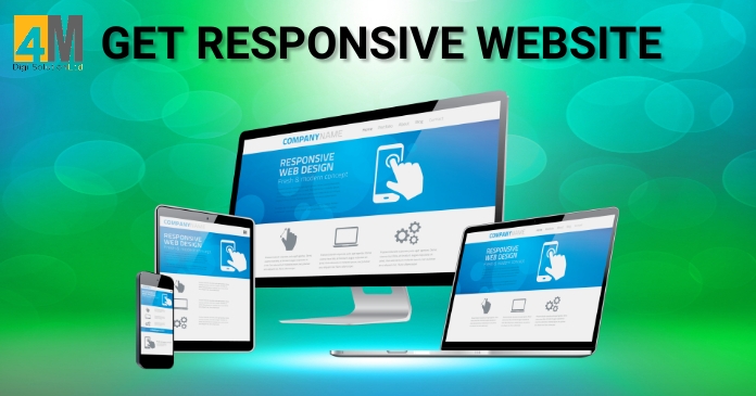 Get responsive website design template Facebook Shared Image