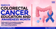 Get Tested For Colorectal Cancer Obraz udostępniany na Facebooku template