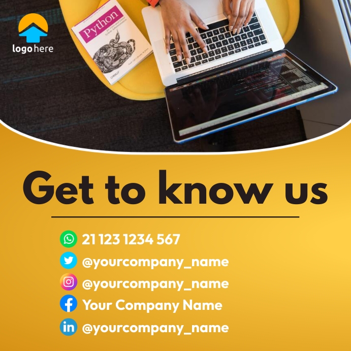 get to know us Template | PosterMyWall