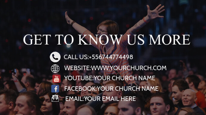 get to know us more poster Template | PosterMyWall