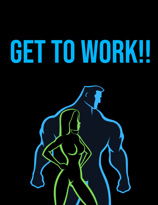 get to work Template PosterMyWall