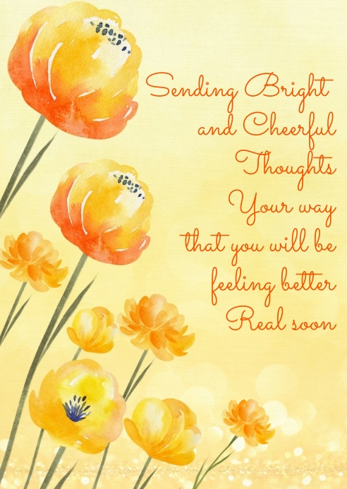 Get Well Card Template PosterMyWall