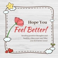 get well soon,Congratulations,congrats,event Instagram Post template