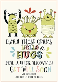 Get Well Soon Card A6 template