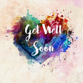 Get Well Soon Instagram Post template