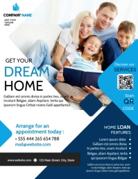 get your dream home flyer advertisement template
