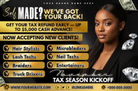 Get Your Tax Refund Fast Banner 4' × 6' template