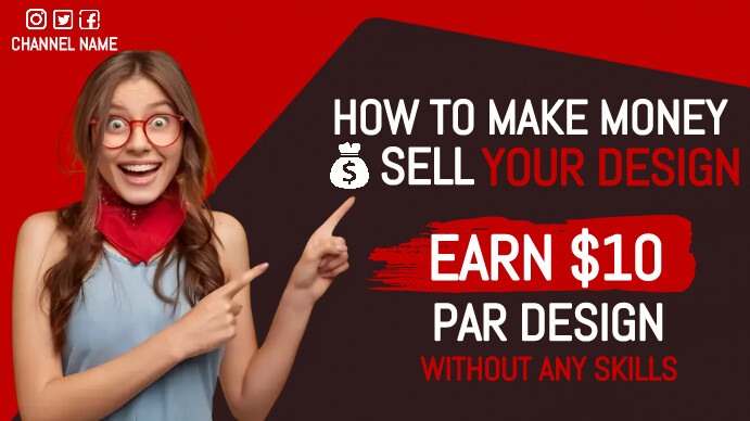 Copy of get youtube thumbnail design template | PosterMyWall
