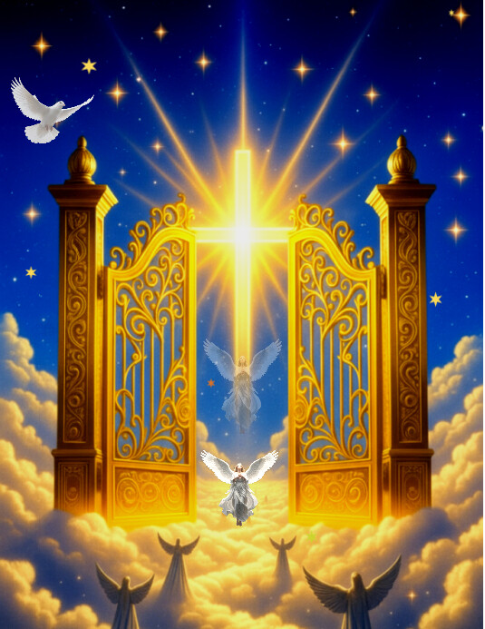 Gete of heaven Flyer (US Letter) template