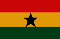Ghana flag template