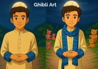 Ghibli Art A6 template