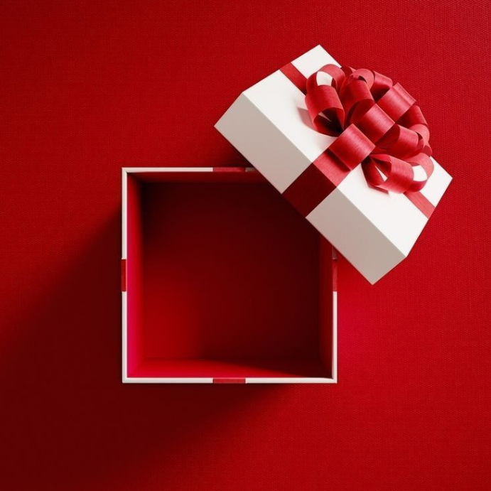 Box Present Templete Gift Box Template design | PosterMyWall
