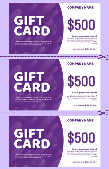 Gidft Card Example Gift Card Template | PosterMyWall
