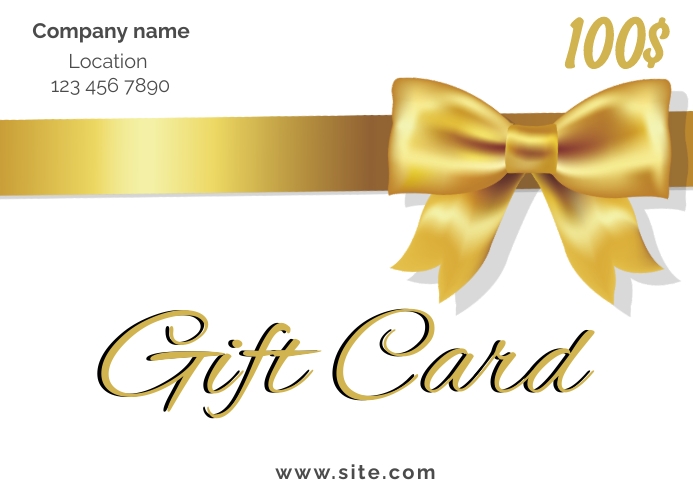 Gift Card Template | PosterMyWall